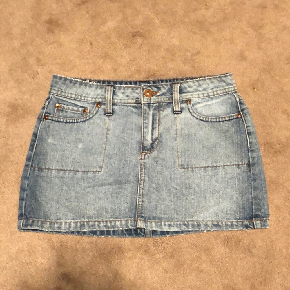 Denim Mini Skirt